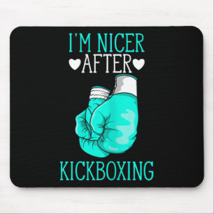 Ich bin netter nach Kickboxen Lustiger Kickboxer, Mousepad