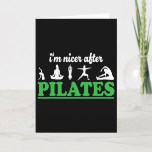 Ich bin netter nach Pilates Fitness Instructor Lus Karte