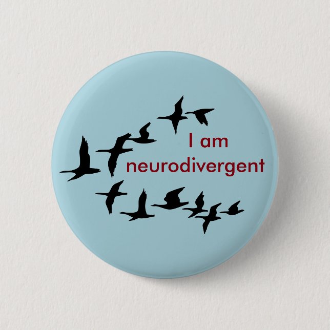Ich bin neurodivergent button (Vorderseite)