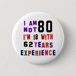 Ich bin nicht 80 button