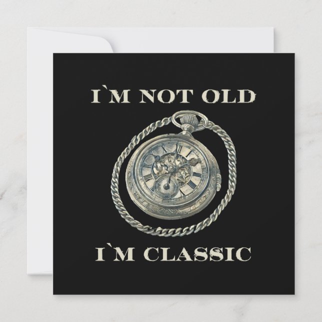 Ich bin nicht alt einladung (Rückseite)