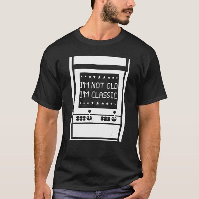 Ich bin nicht alt, ich bin Classic Arcade Games Co T-Shirt (Vorderseite)