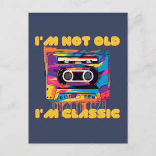 Ich bin nicht alt, ich bin Classic, wpap, Kassette Postkarte