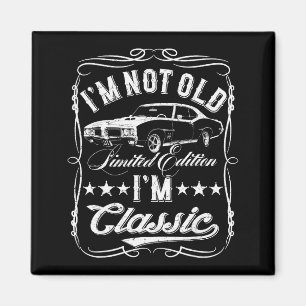 Ich bin nicht alt, ich bin Clic Lustiger Wagen Vin Magnet