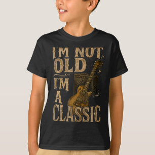 Ich bin nicht alt, ich bin ein Clic Vintage-Design T-Shirt