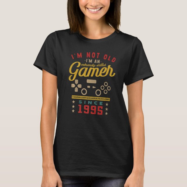 Ich bin nicht alt, ich bin ein erfahrener Gamer 19 T-Shirt (Vorderseite)