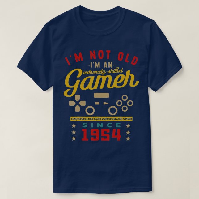 Ich bin nicht alt ich bin ein Geschickter - 1954 - T-Shirt (Design vorne)