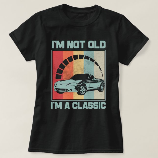 Ich bin nicht alt, ich bin ein Klassiker - MAZDA M T-Shirt (Design vorne)