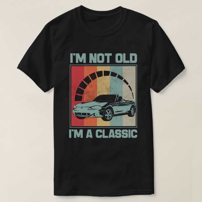 Ich bin nicht alt, ich bin ein Klassiker - MAZDA M T-Shirt (Design vorne)