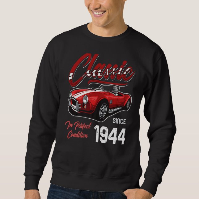 Ich bin nicht alt, ich bin ein klassisches Auto, d Sweatshirt (Vorderseite)