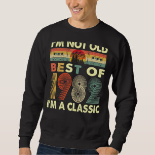 Ich bin nicht alt, ich bin ein Vintager Klassiker Sweatshirt