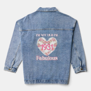 Ich bin nicht alt, ich bin fabelhaft Vintages Blum Jeansjacke