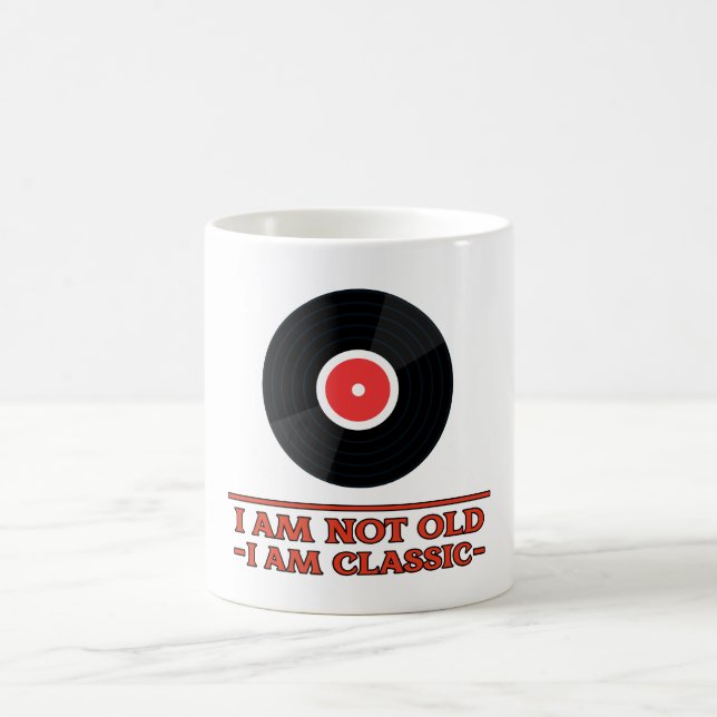 Ich bin nicht alt ich bin klassisch Funny 50. Gebu Kaffeetasse (Mittel)