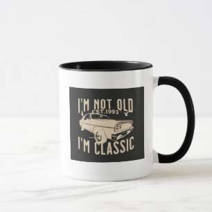 Ich bin nicht alt, ich bin klassisch modern trendy tasse