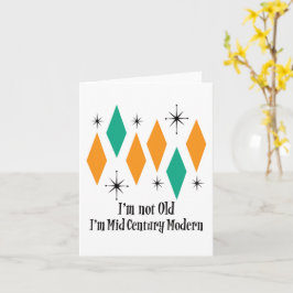 Ich bin nicht alt, ich bin mittelalterliche modern karte