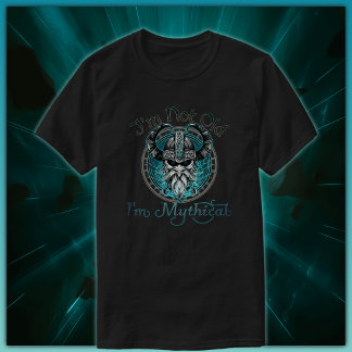 Ich bin nicht alt, ich bin mythischer Schädel T-Shirt