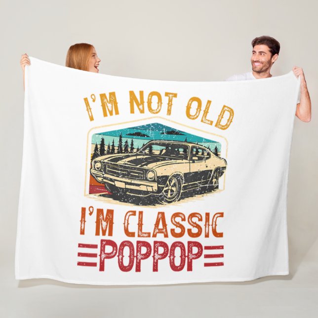 ICH Bin Nicht Alt ICH Bin Oppa Opa Fleecedecke (Beispiel)
