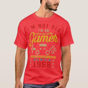 Ich bin nicht alt im a Geschickte 1958VideogameGam T-Shirt