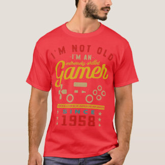 Ich bin nicht alt im a Geschickte 1958VideogameGam T-Shirt