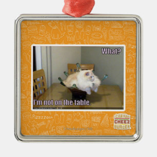 Ich bin nicht auf der Tabelle Silbernes Ornament