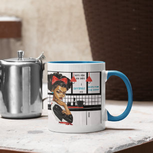 Ich bin nicht aufgewachsen, ich koffeinate, ich ho tasse