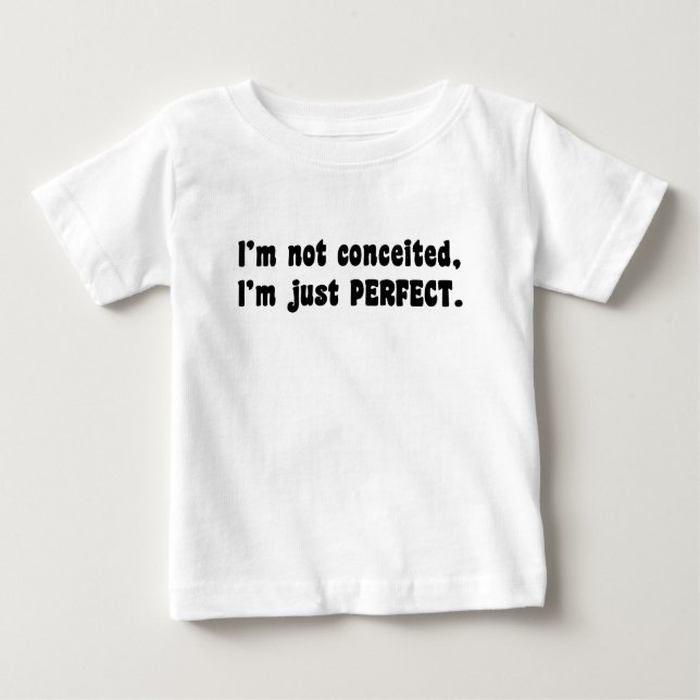 Ich bin nicht begeistert, ich bin nur ein perfekte baby t-shirt (Vorderseite)