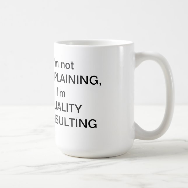 Ich bin nicht BESCHWERENTasse Tasse (Rechts)