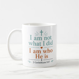 Ich bin nicht das, was ich getan habe. Ich bin, we Kaffeetasse