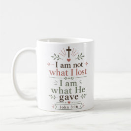 Ich bin nicht das, was ich verloren habe, ich bin kaffeetasse