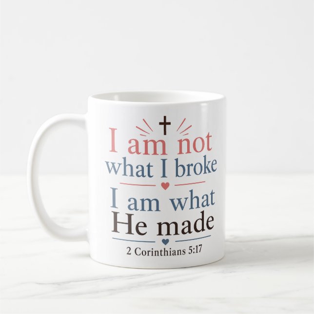 Ich bin nicht das, was zerbrochen ist, ich bin das kaffeetasse (Links)