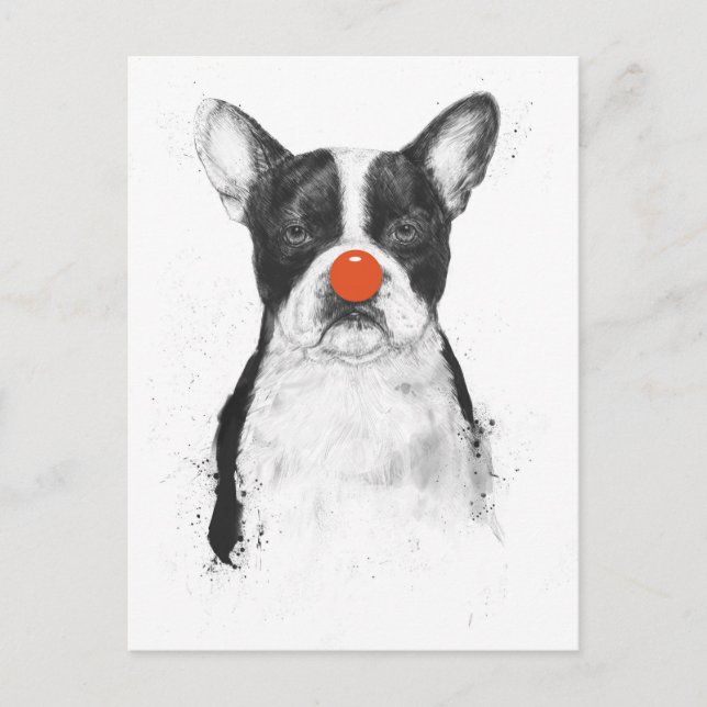 Ich bin nicht dein Clown Postkarte (Vorderseite)