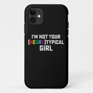 Ich bin nicht dein neurotypisches Mädchen Autismus Case-Mate iPhone Hülle