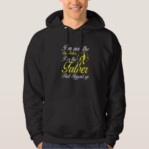 Ich bin nicht der Schrittvater, der am 1. Tag der Hoodie