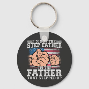 Ich bin nicht der Schrittvater, ich bin der Vaterz Schlüsselanhänger