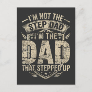 Ich bin nicht der Stiefvater, ich bin der Vater, d Postkarte