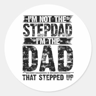 Ich bin nicht der Vater, der den Vater ist, der si Runder Aufkleber