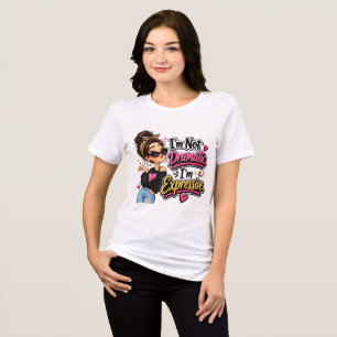 Ich bin nicht dramatisch Tri-Blend shirt