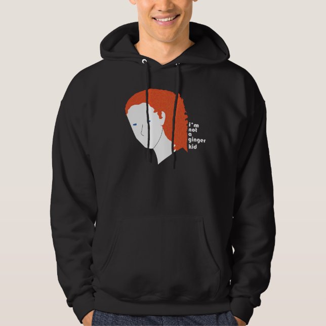 Ich bin nicht ein Ingwerkinderschweiss-Shirt Hoodie (Vorderseite)