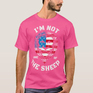 Ich bin nicht eine der amerikanischen Flagge der S T-Shirt