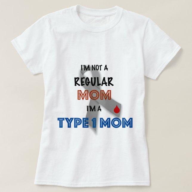 Ich bin nicht eine regelmäßige Mama, ich bin eine T-Shirt (Design vorne)
