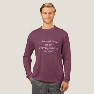 „Ich bin nicht faul“ Basic Herren Tri-Blend Shirt