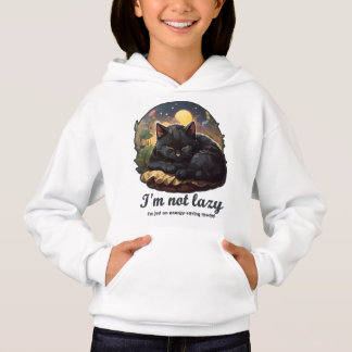 Ich bin nicht faul, dass ich nur im Energie-rett-M Hoodie