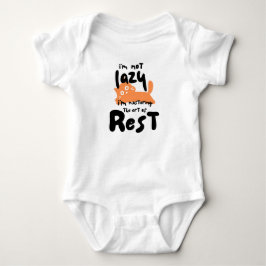 Ich bin nicht faul, ich beherrsche die Kunst der R Baby Strampler