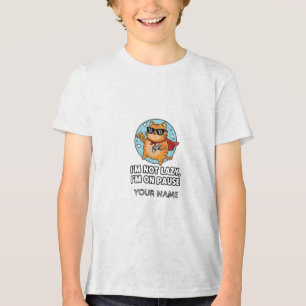 Ich bin nicht faul, ich mache Pause – Gamer-Katze Tri-Blend Shirt
