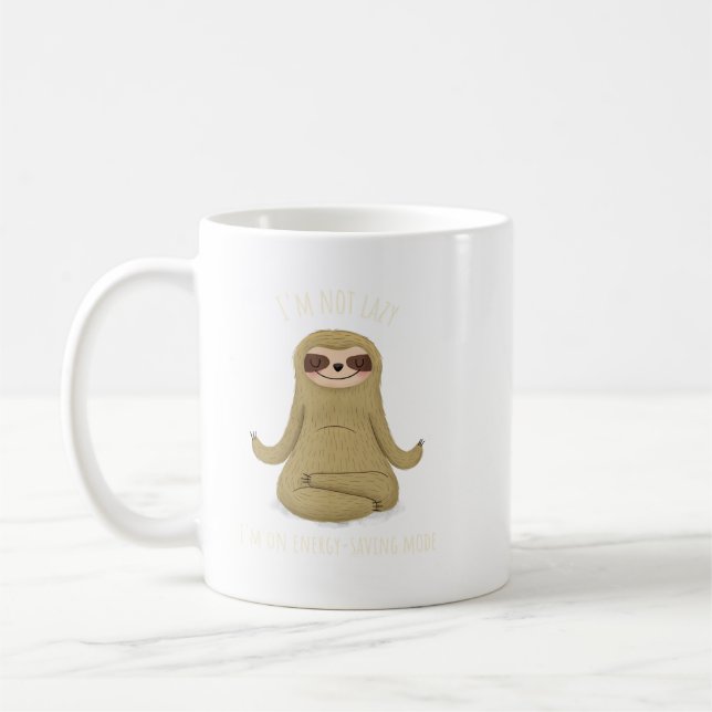 Ich bin nicht faul kaffeetasse (Links)