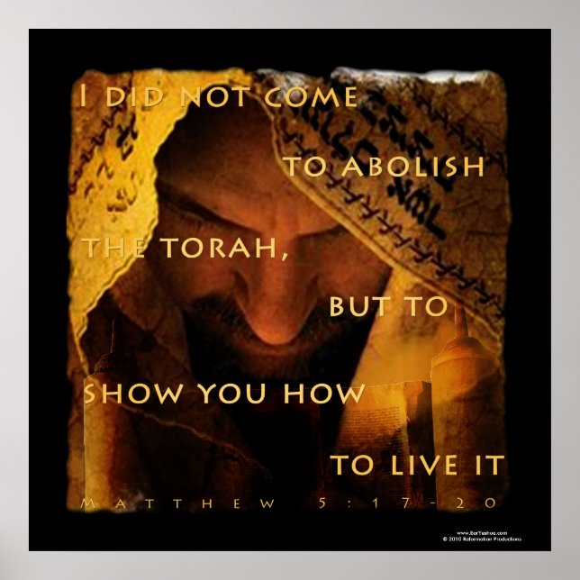 Ich bin nicht gekommen, um abzuschaffen poster (Vorne)