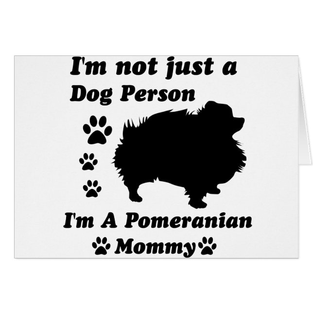 Ich bin nicht gerade eine Hundeperson; Ich bin (Vorderseite (Horizontal))