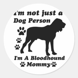 Ich bin nicht gerade eine Hundeperson; Ich bin Runder Aufkleber