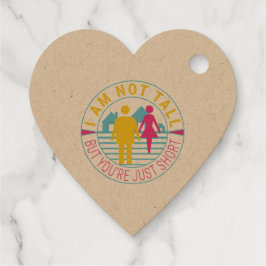 Ich bin nicht groß, aber du bist nur kurz geschenkanhänger