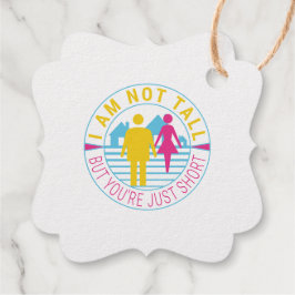 Ich bin nicht groß, aber du bist nur kurz geschenkanhänger